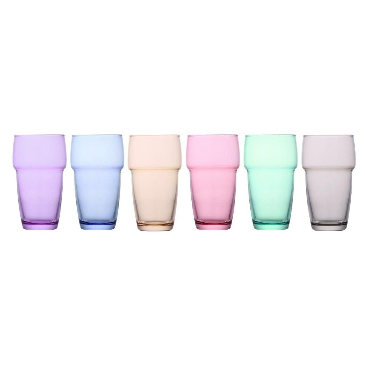 Juego de 6 Vasos Galata de Colores Gurallar