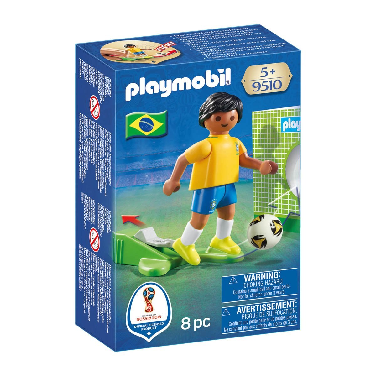 Jugador de Futbol Brasil Playmobil