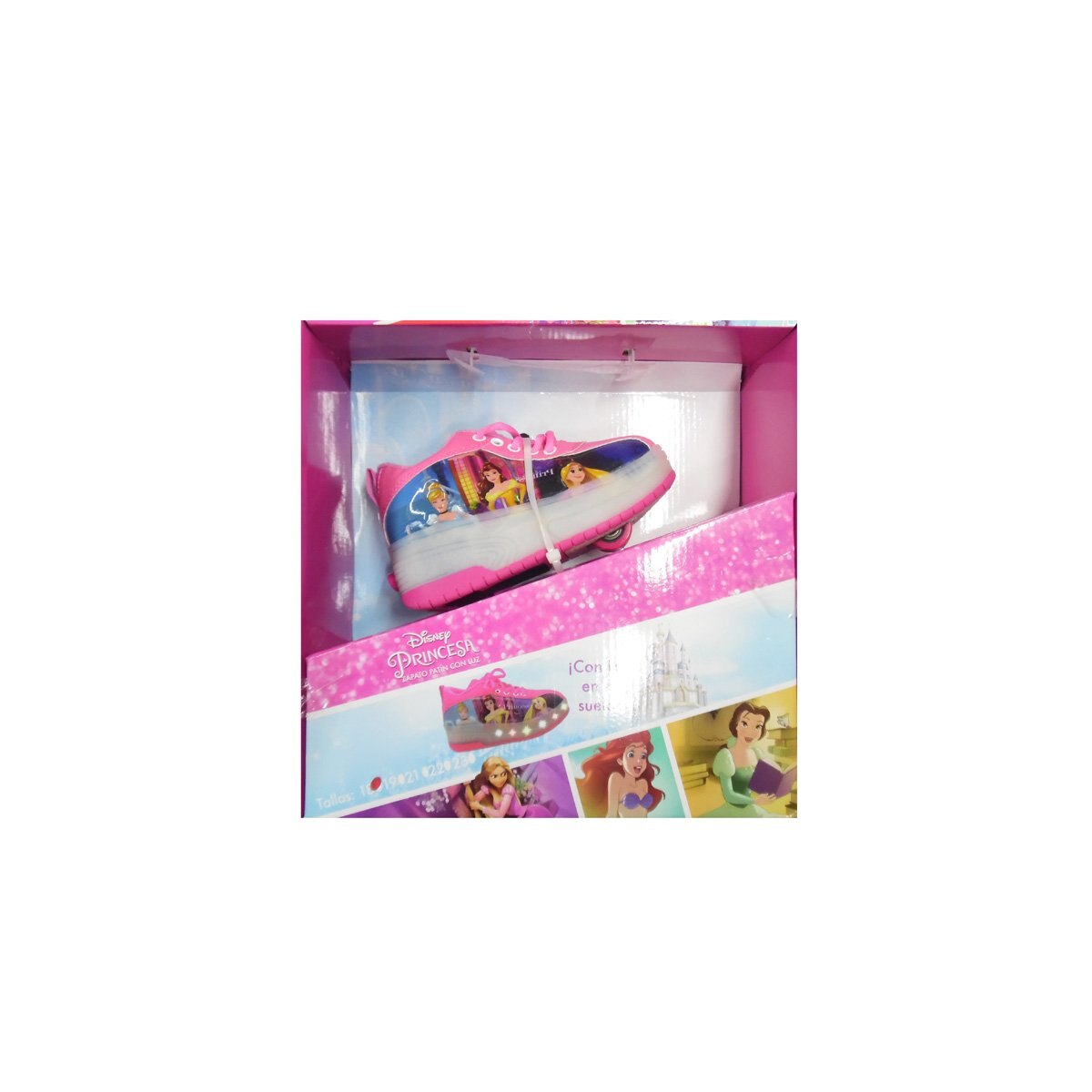 Zapato Patín con Luz Princesas Talla 22 Goplas