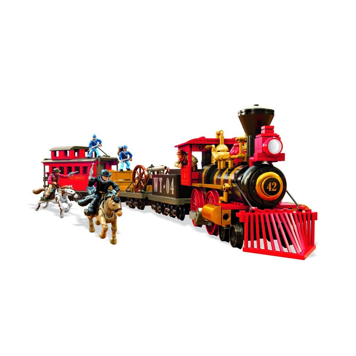Mega Construx Atraco al Tren Mattel