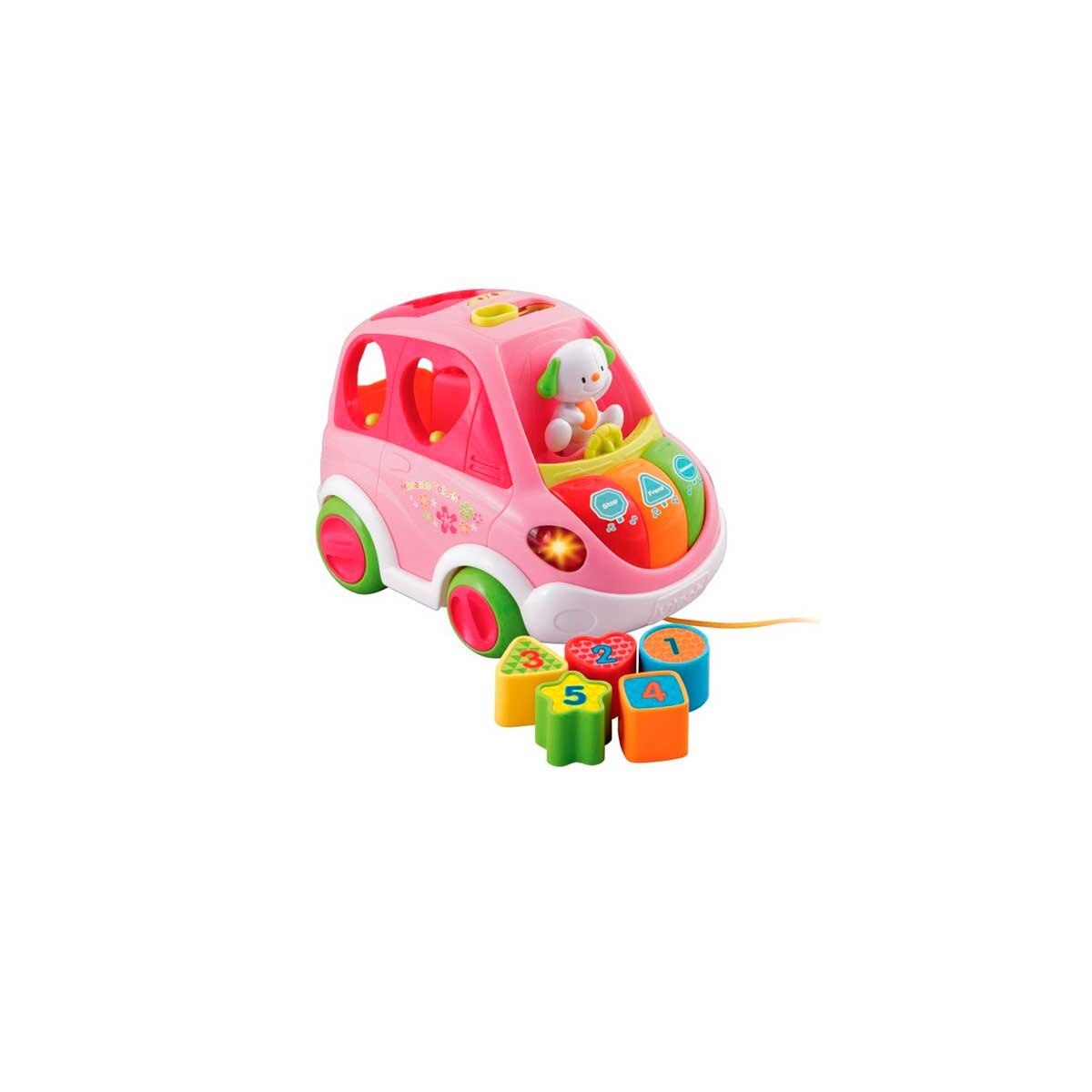 Miniauto Colorín Rosa Vtech