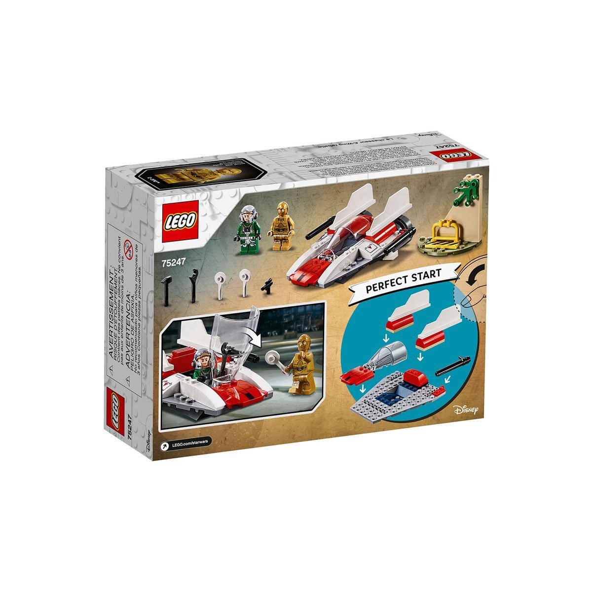 Caza Estelar A-Wing Lego