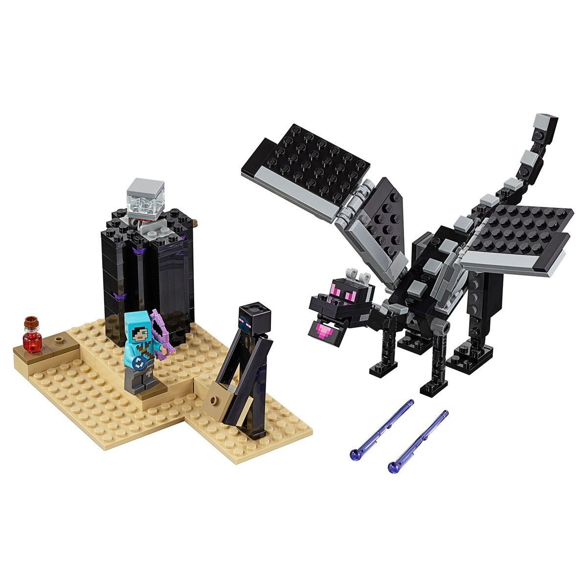 La Batalla en el End Lego