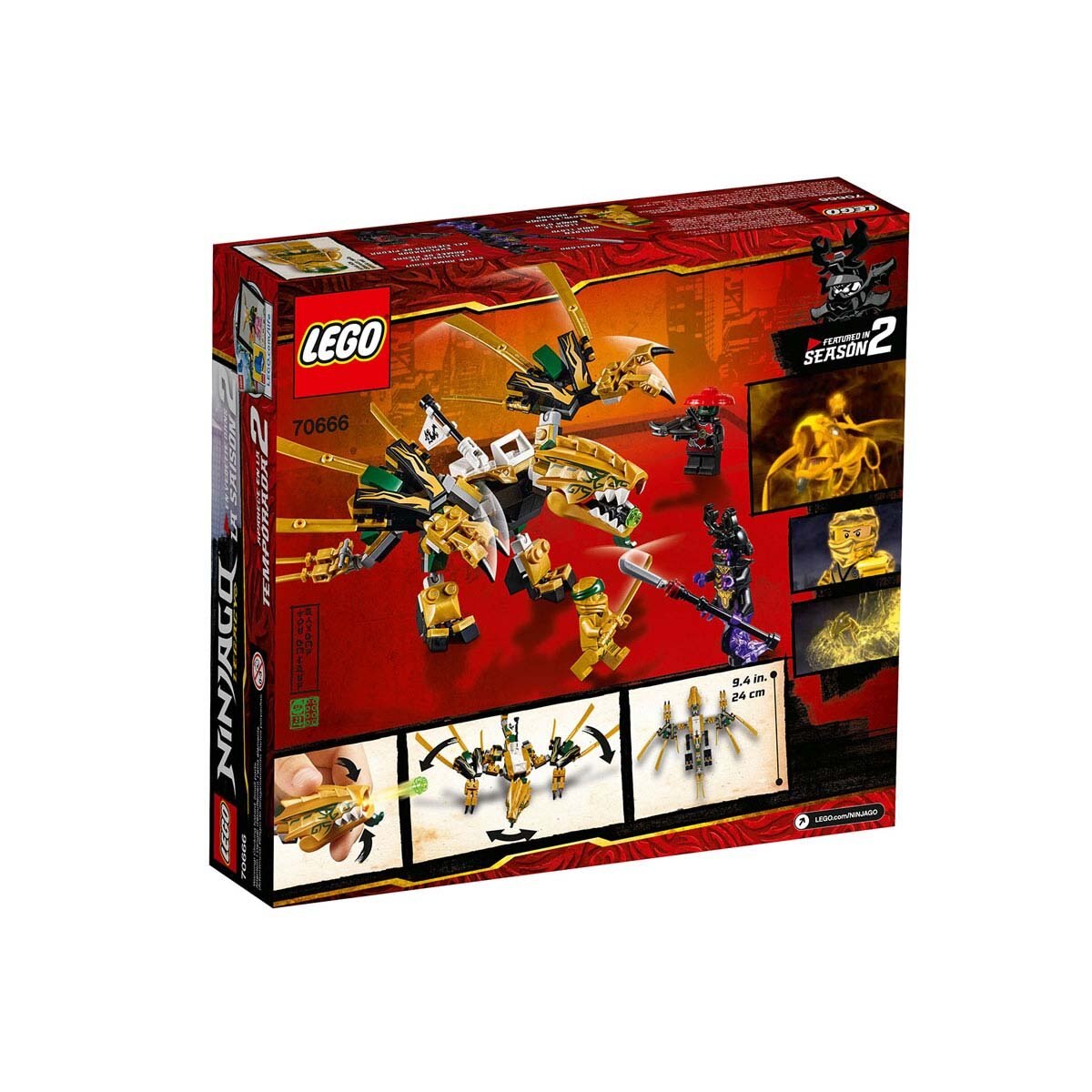 dragon dorado lego