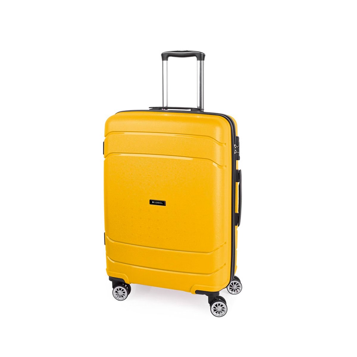 Maleta Vertical Rodante Rigida Shibuya 24" Amarillo Gabol