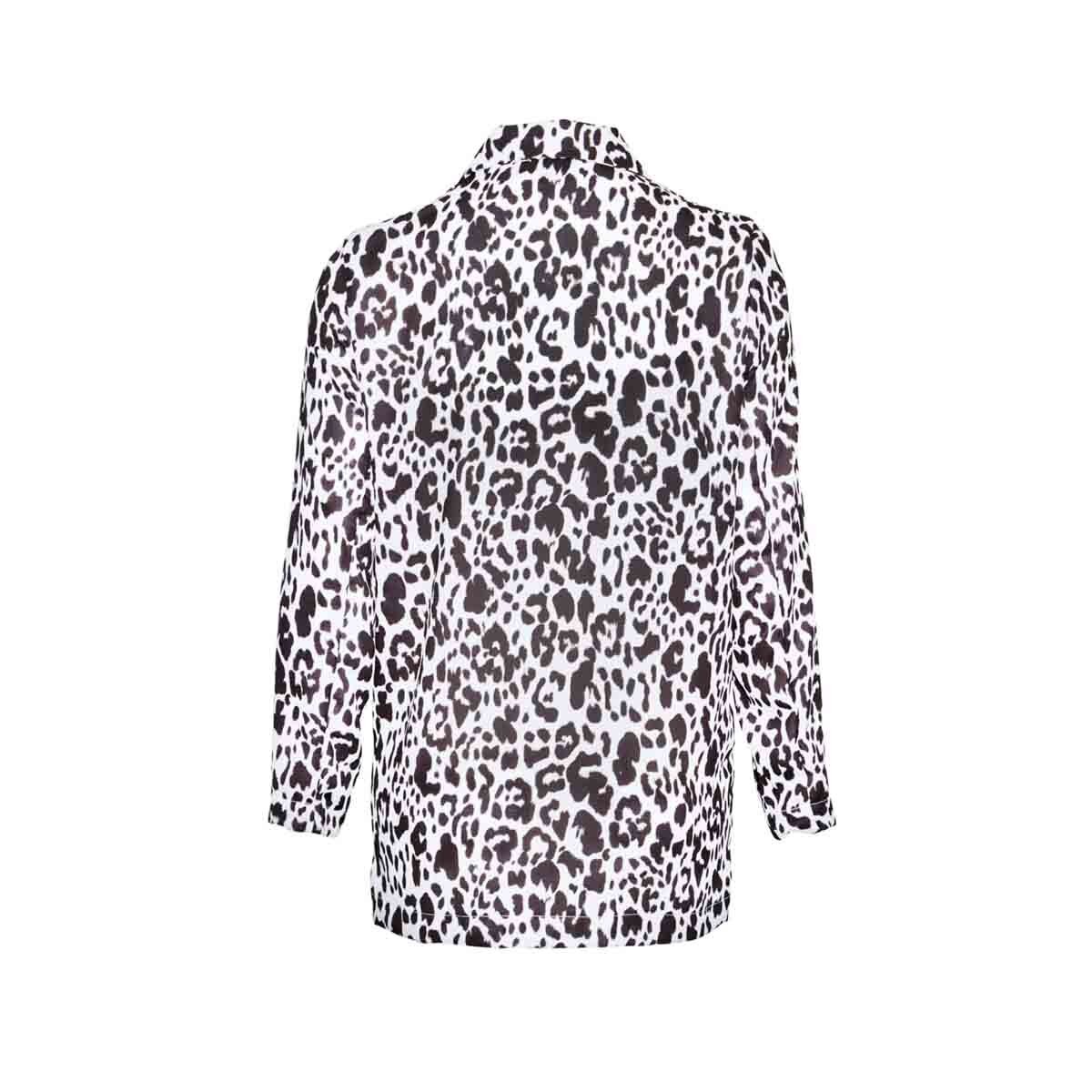 Saco con Solapa Animal Print Yhasbel
