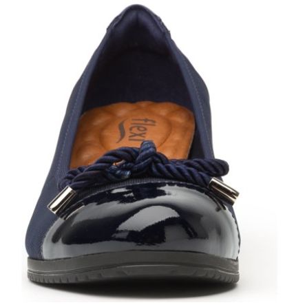 Zapatilla con Charol Flexi