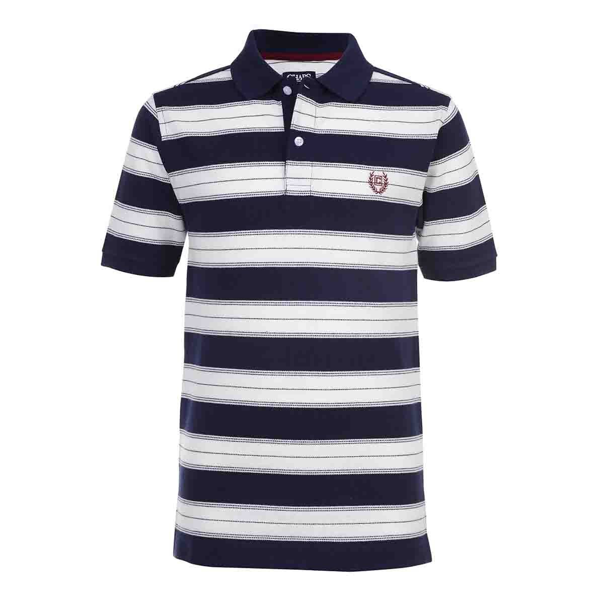 Playera Polo Easton Color Azul Obscuro Chaps para Niño