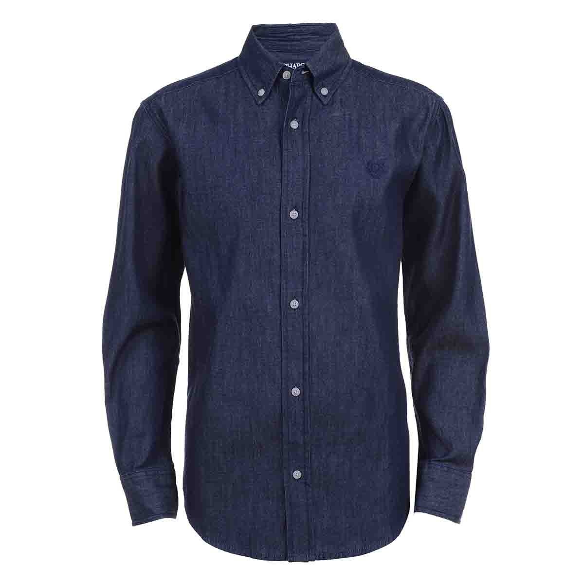 Camisa Manga Larga Kayden Color Azul Chaps