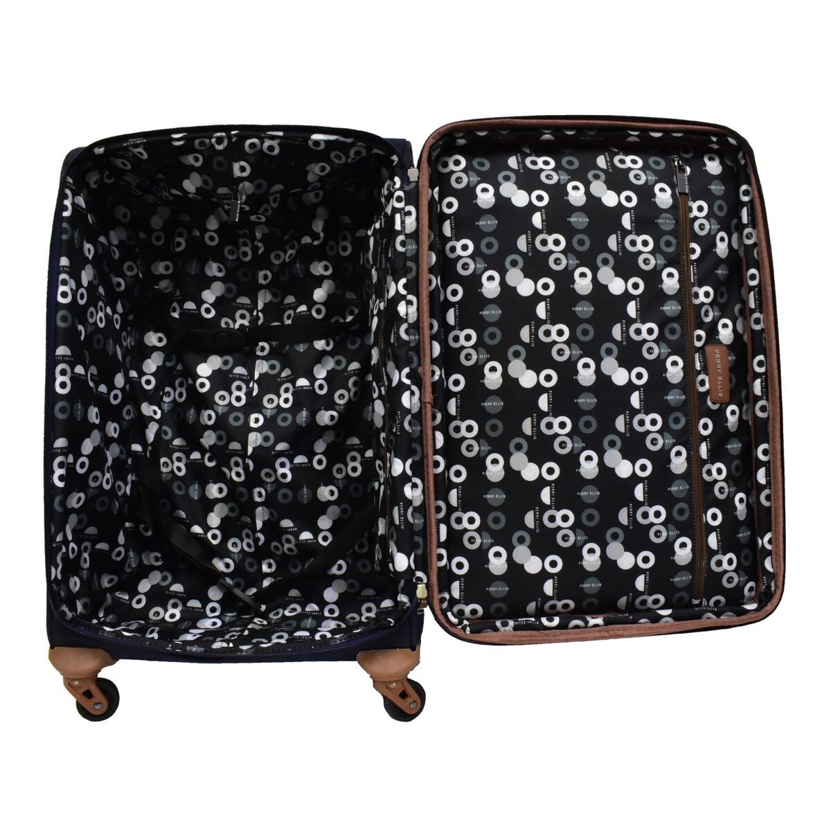 Maleta Vertical Rodante 28 Azul Octans Perry Ellis