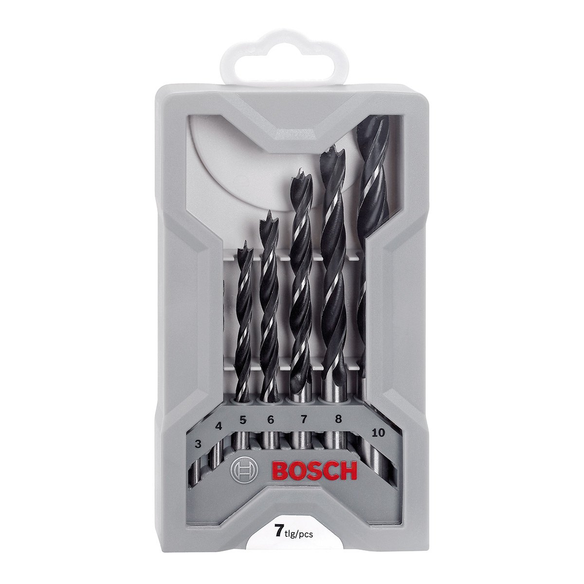 Juego de 7 Brocas para Madera (1/8", 5/32", 3/16") Bosch