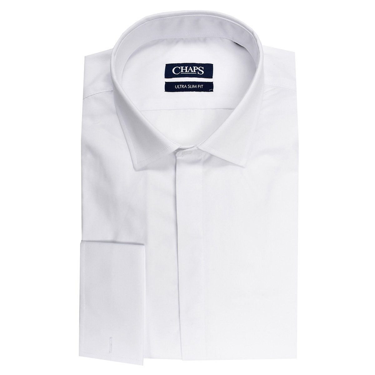 Camisa de Vestir Corte Ultra Slim Color Blanco Chaps