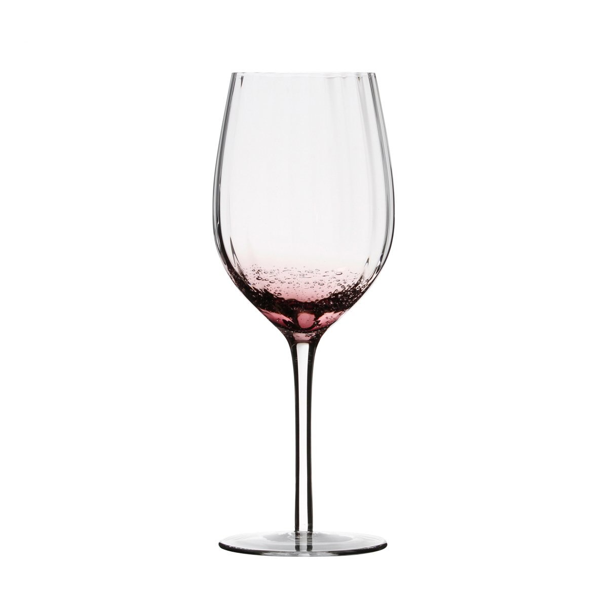 Set de 4 Copas de Vino Tinto Vidrio con Fondo de Color Samyo