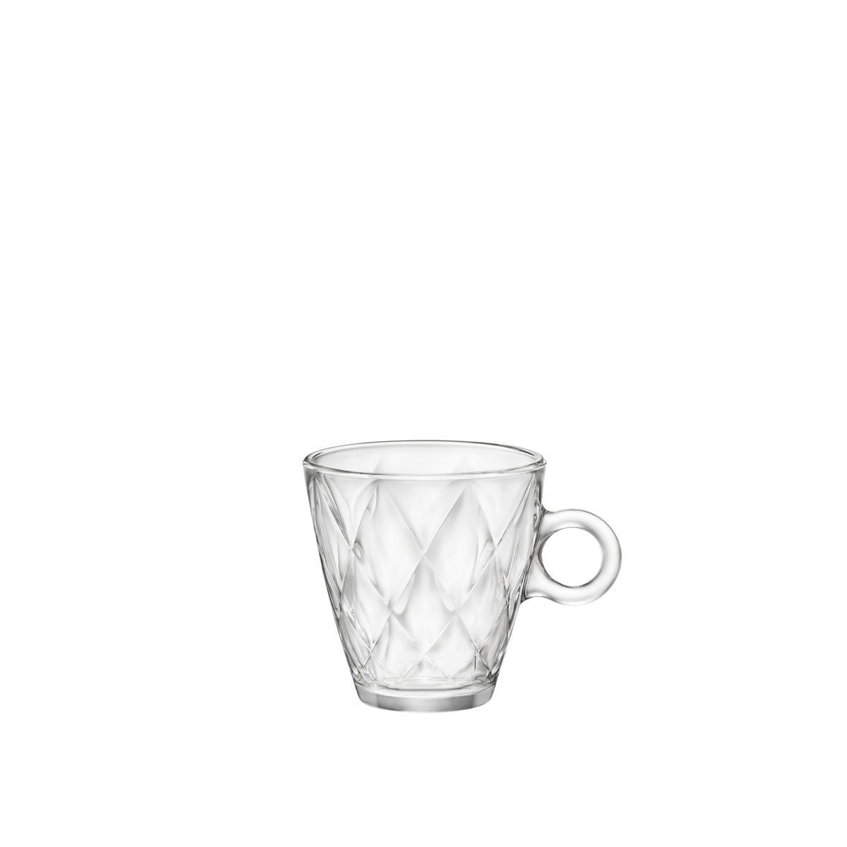Set de 6 Tazas para Capuchino Y Bebidas Calientes 220 Ml Bormioli Rocco