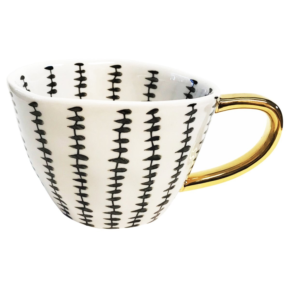 Taza Media Oriental Negro Just Mugs
