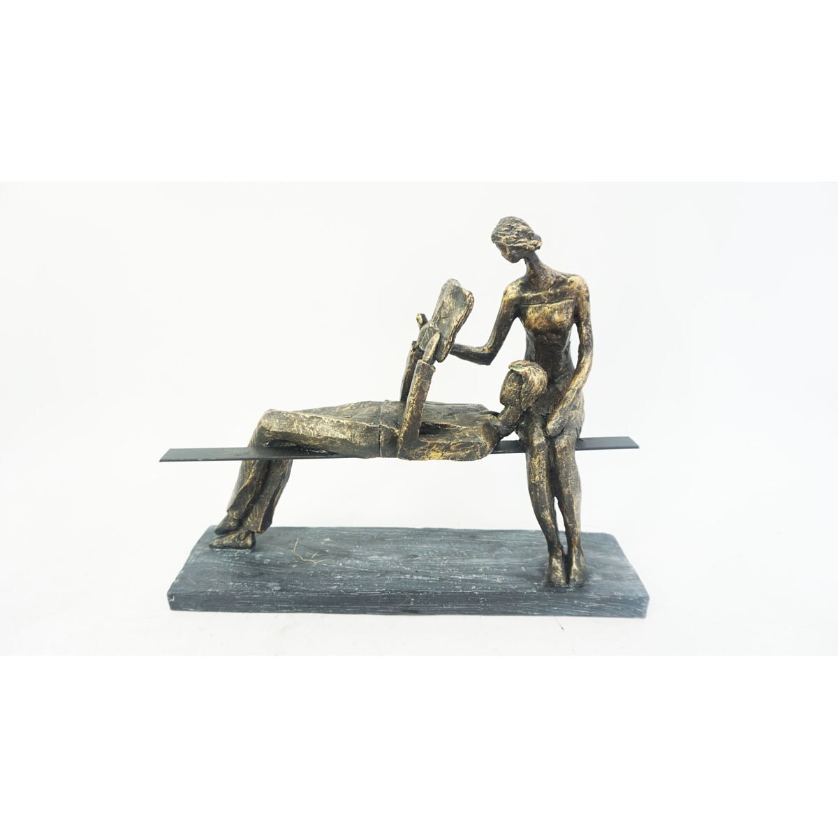 Figura Decorativa Humano Leer Abstracto Poliresina Sears México