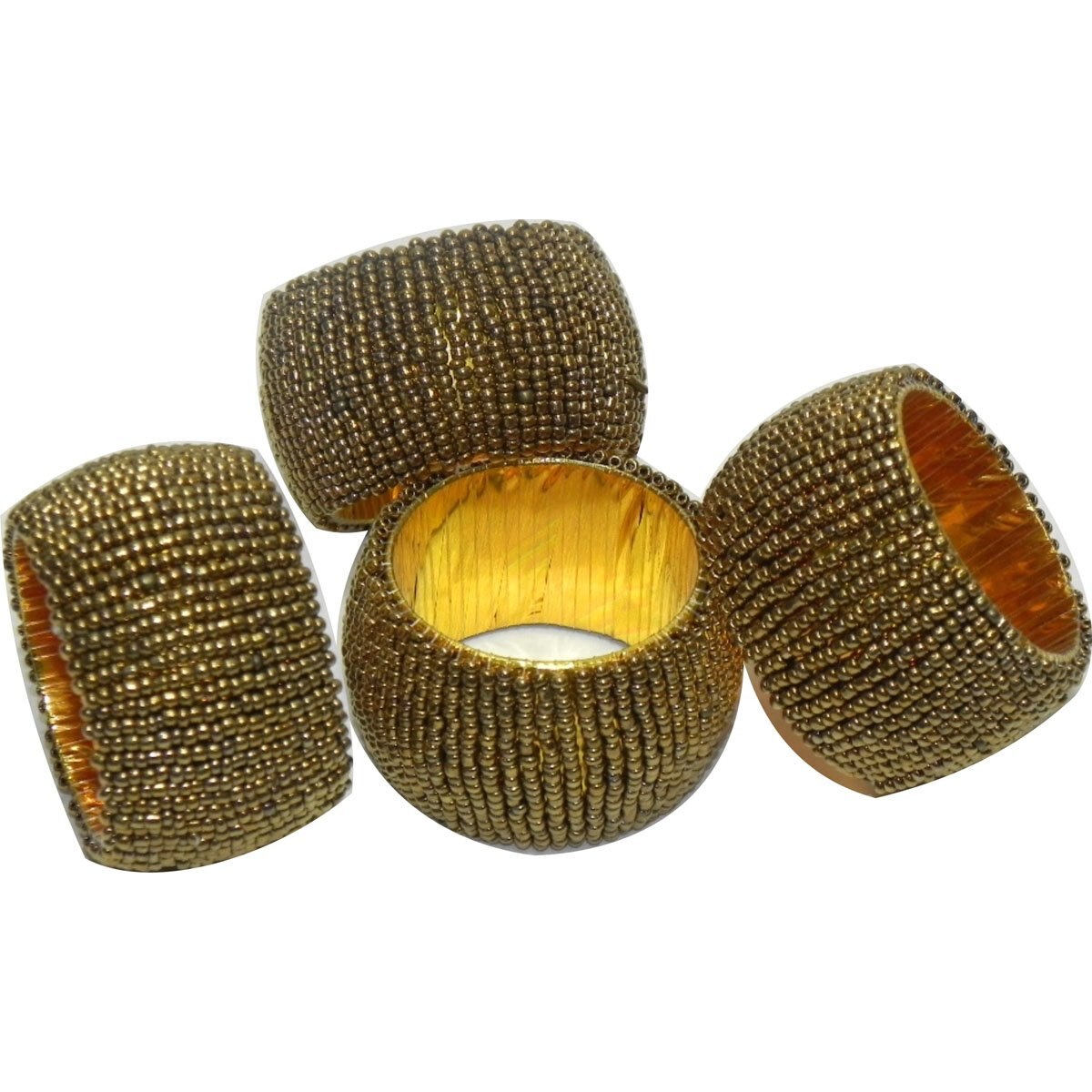 Set de 4 Anillos para Servilletas con Piedras Deco