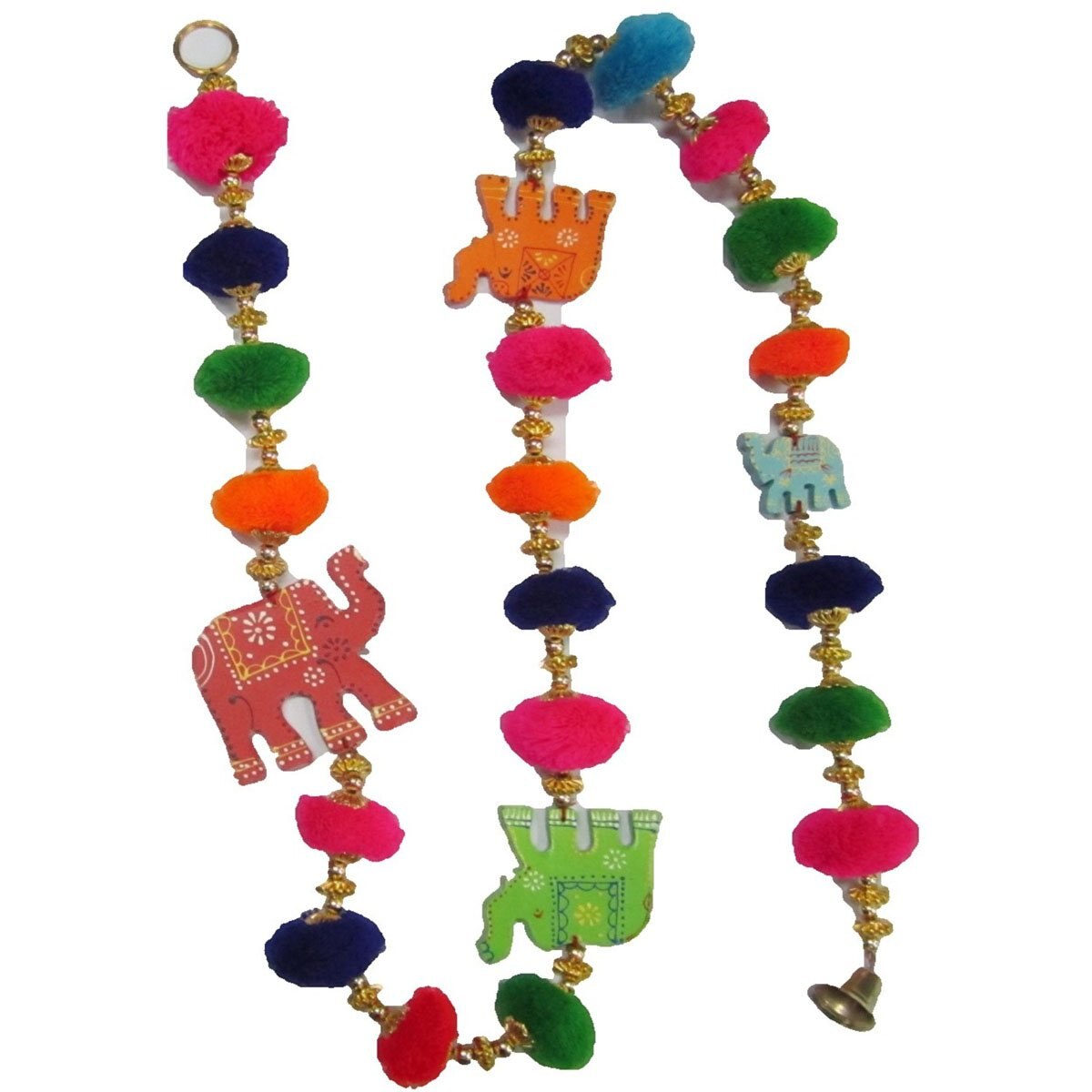 Colgante Elefantes con Algodones 65 Pulgadas