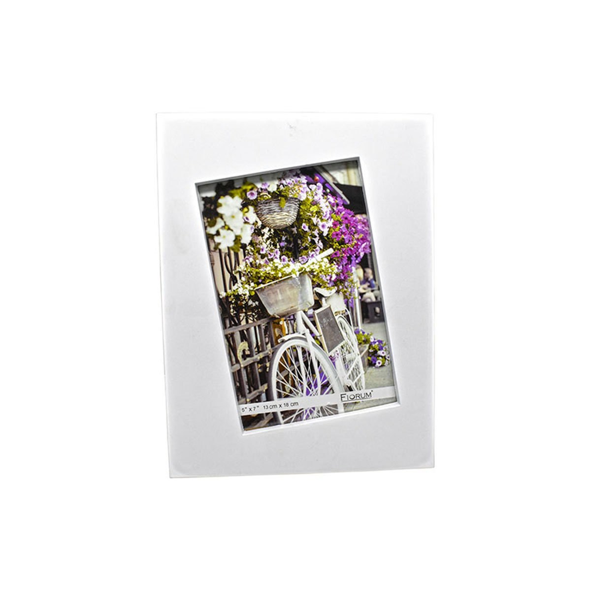 Portarretrato Liso Inclinado Blanco 5X7 Quadrum