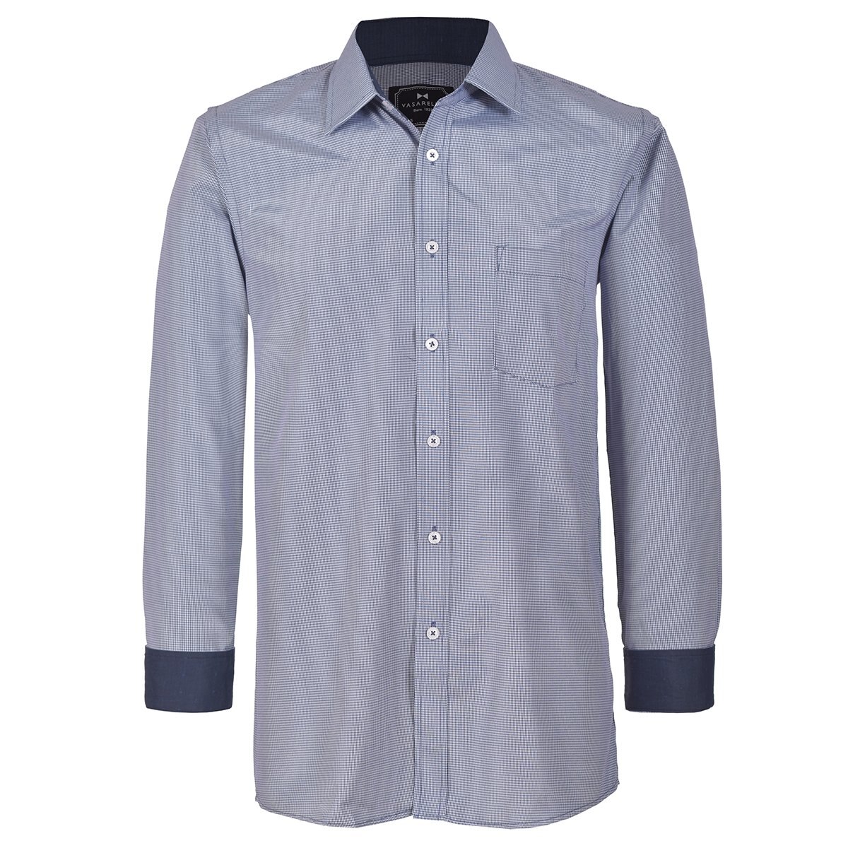 Camisa de Vestir Colo Azul Vasarelli
