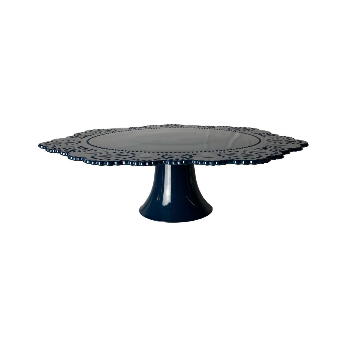 Home Nature Charola Pastelera Azul 32*32*9.5 Cm