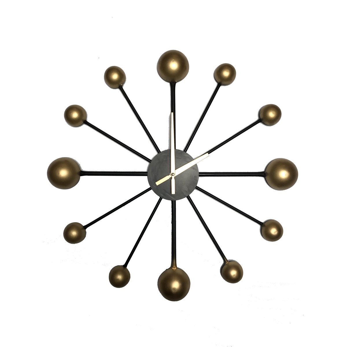 Home Nature Reloj de Metal Esferas 60*60*4.5 Cm