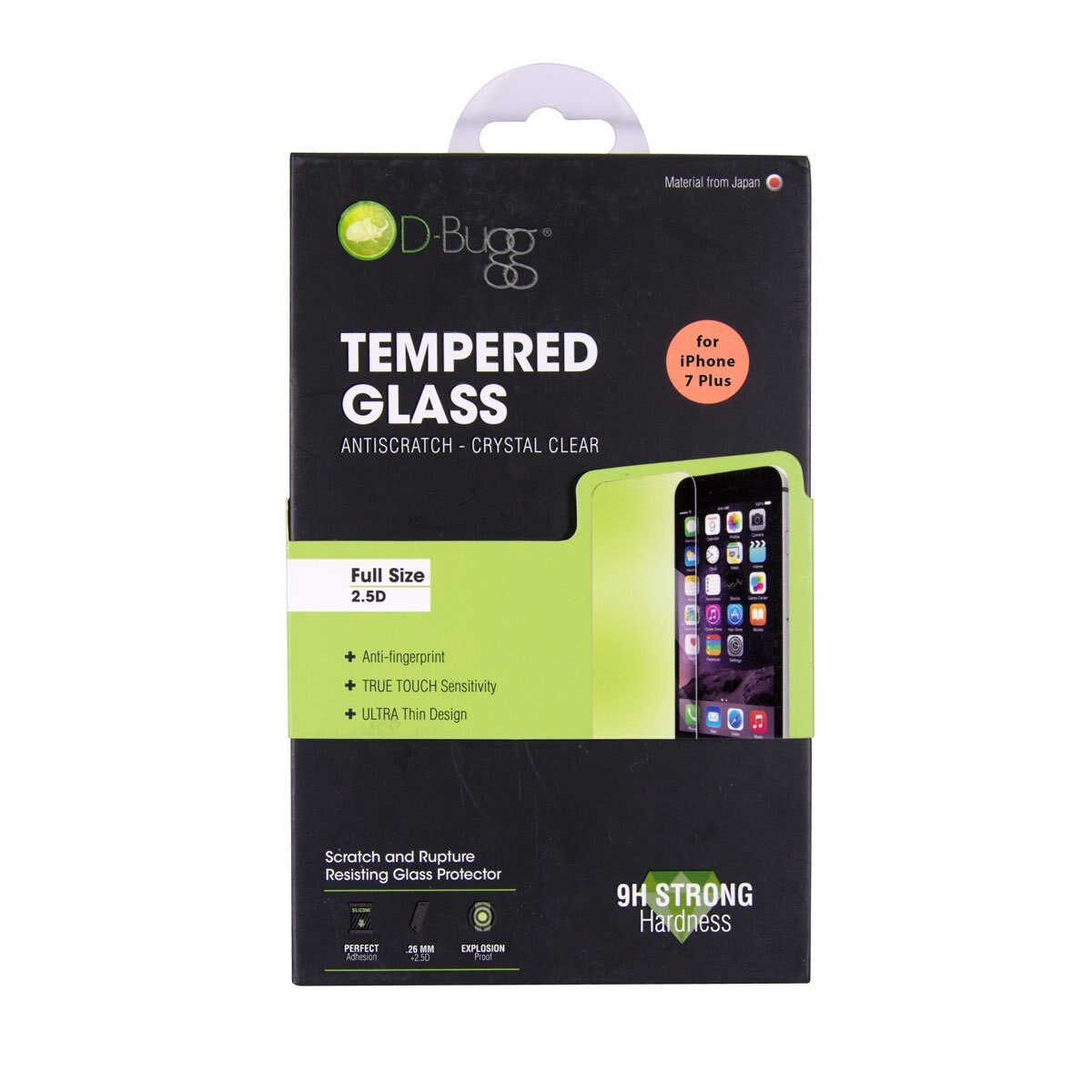 Cristal Templado Antiscratch Iphone 7 Plus D-Bugg
