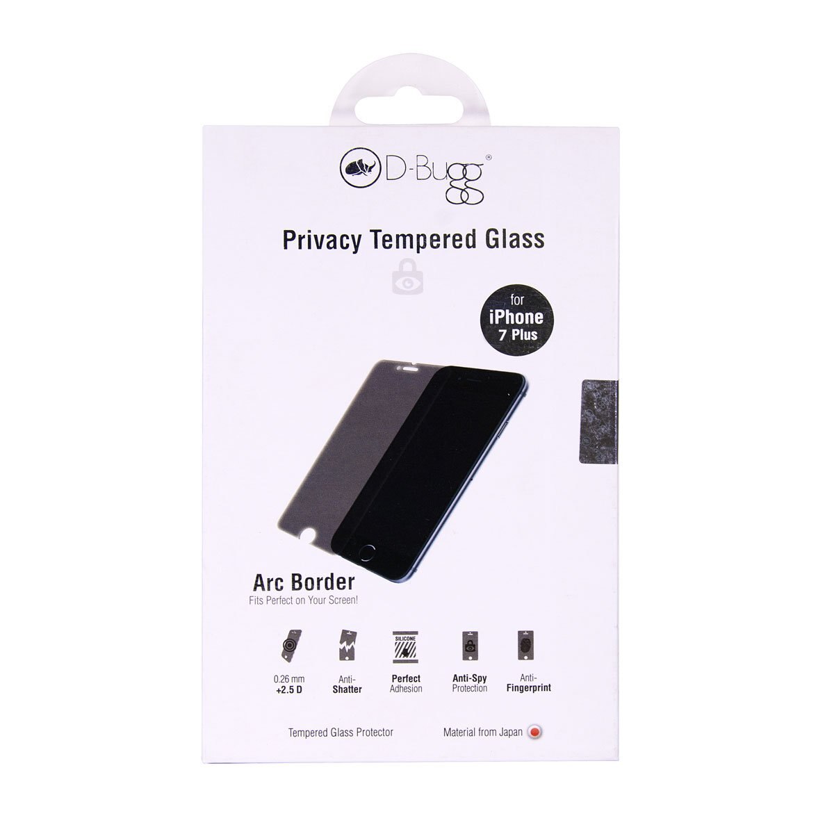 Cristal Templado Privado Iphone 7 Plus Tg D-Bugg