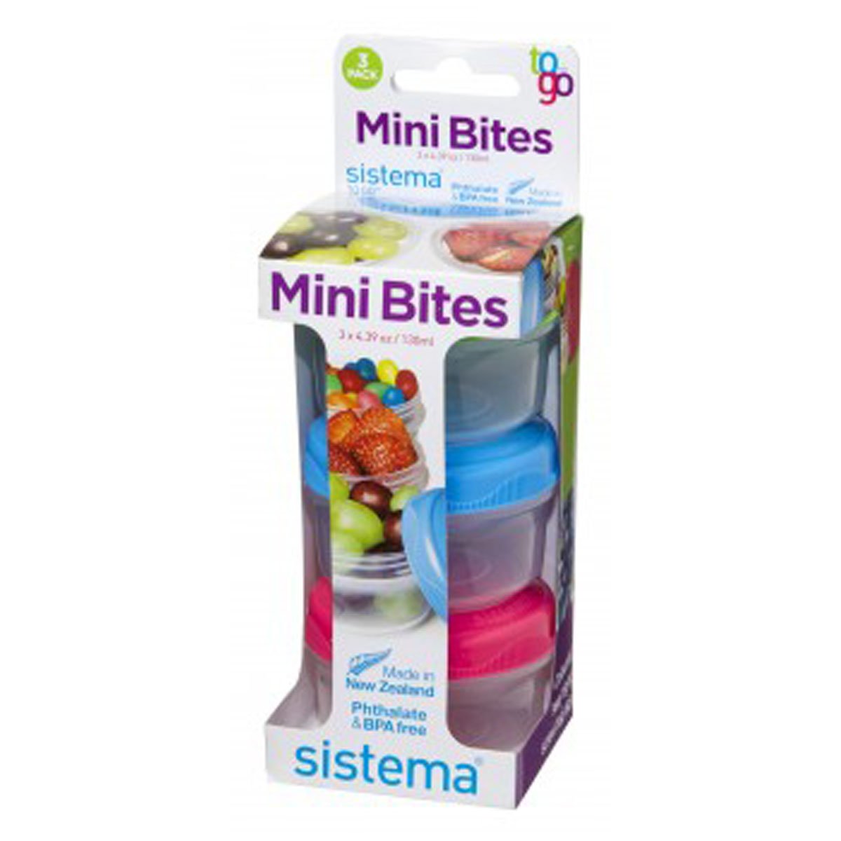 Contenedores Mini Bites To Go Sistema