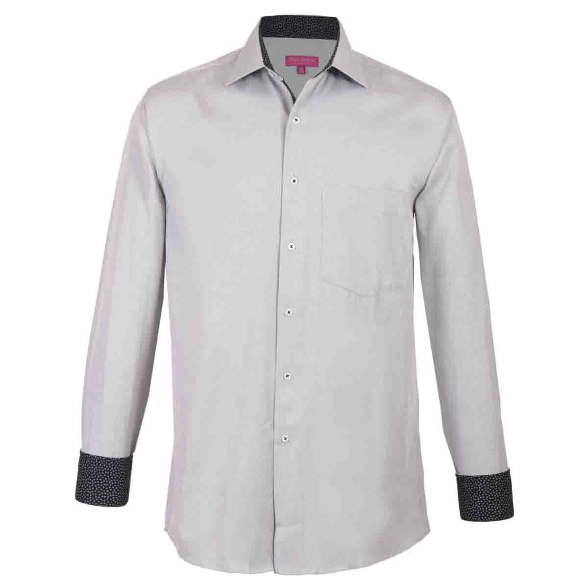 Camisa Color Gris Bruno Magnani