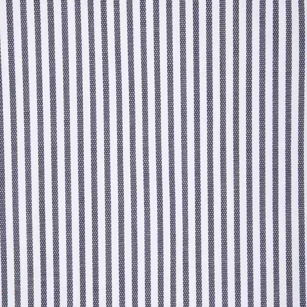 Camisa Manga Larga Casual a Rayas Color Negro Carlo Corinto