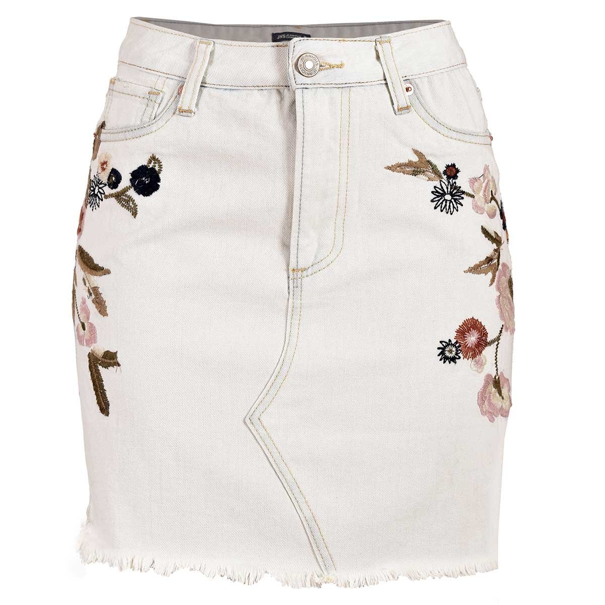 Falda de Mezclilla con Bordado Jeanious
