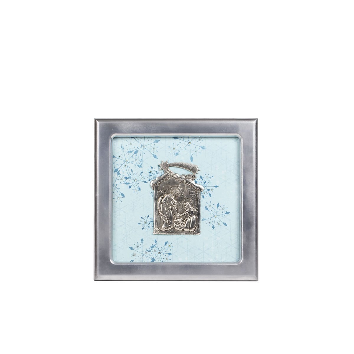 Cuadro Nacimiento Grande Plata con Swarovsky Jorvina