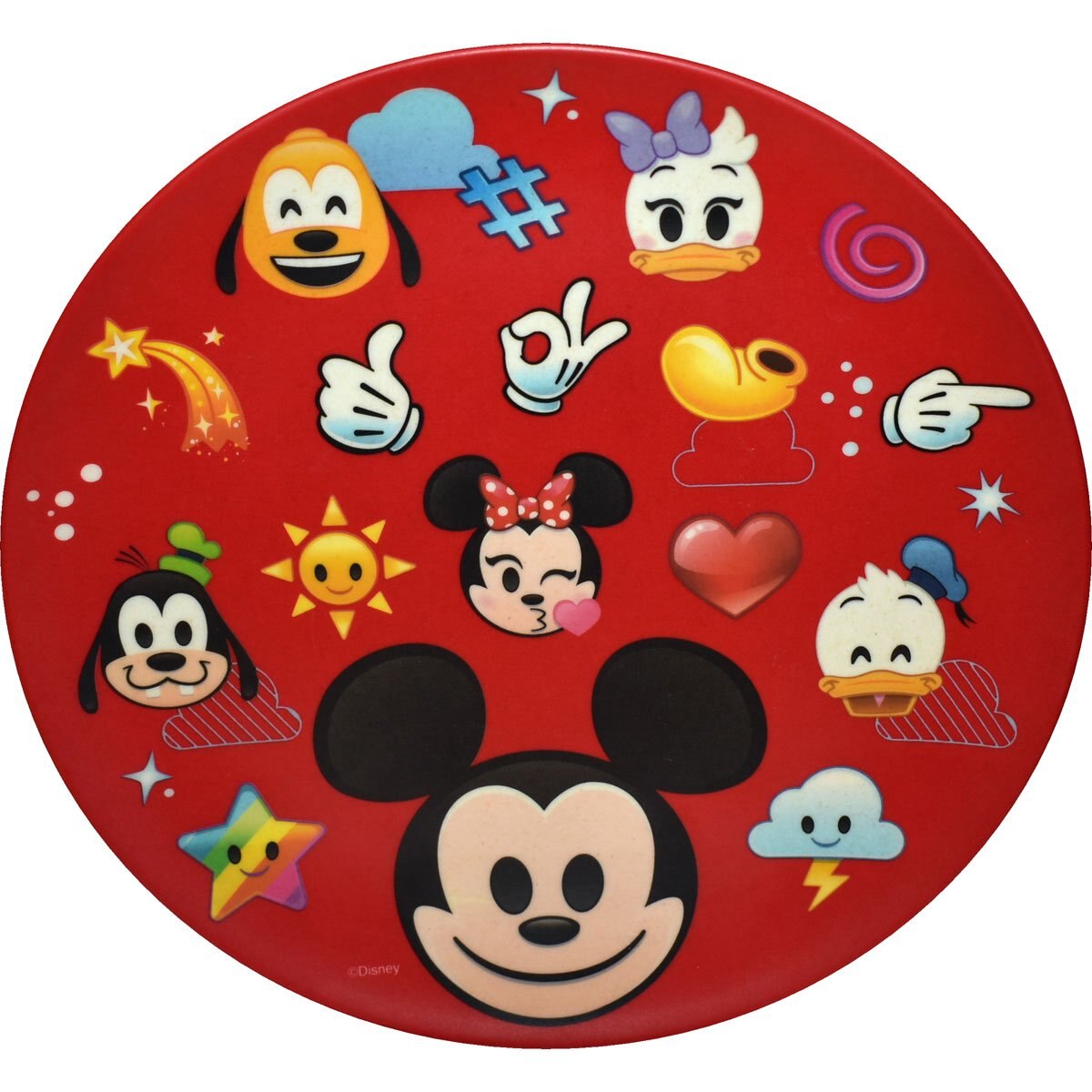 Plato Grande Bambú Mickey Emoji Fund Kids