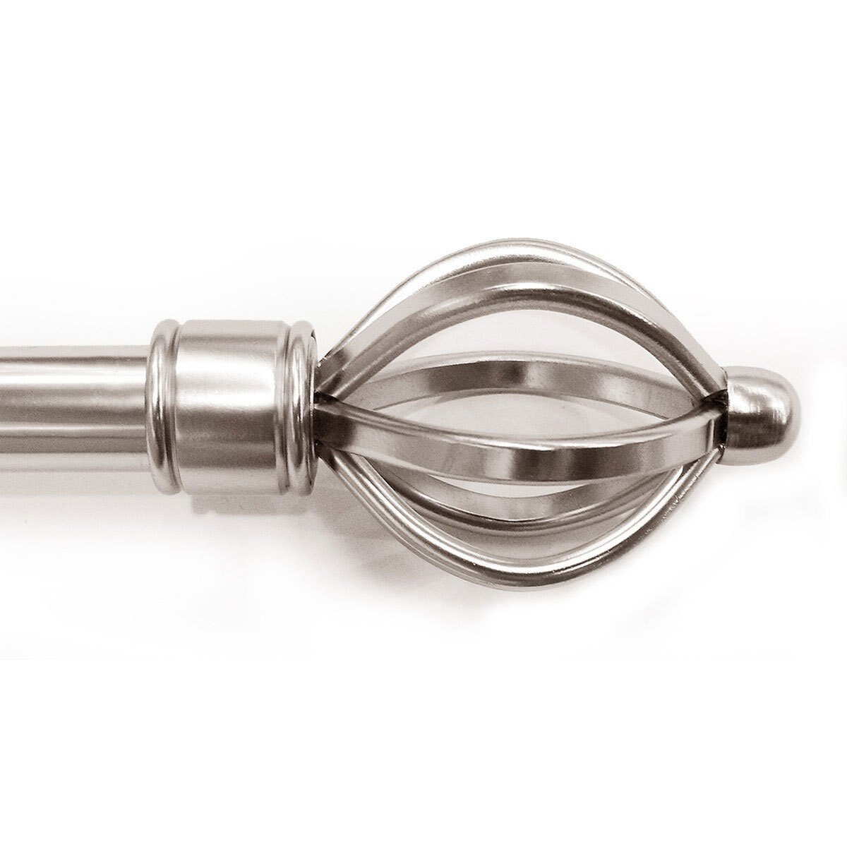 Cortinero Coordinado Cageball Plata 1.6 Cm 1.22-2.14 Levolor