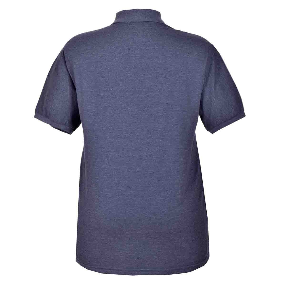 Playera Polo Manga Corta Jaspe Marino Polo Club