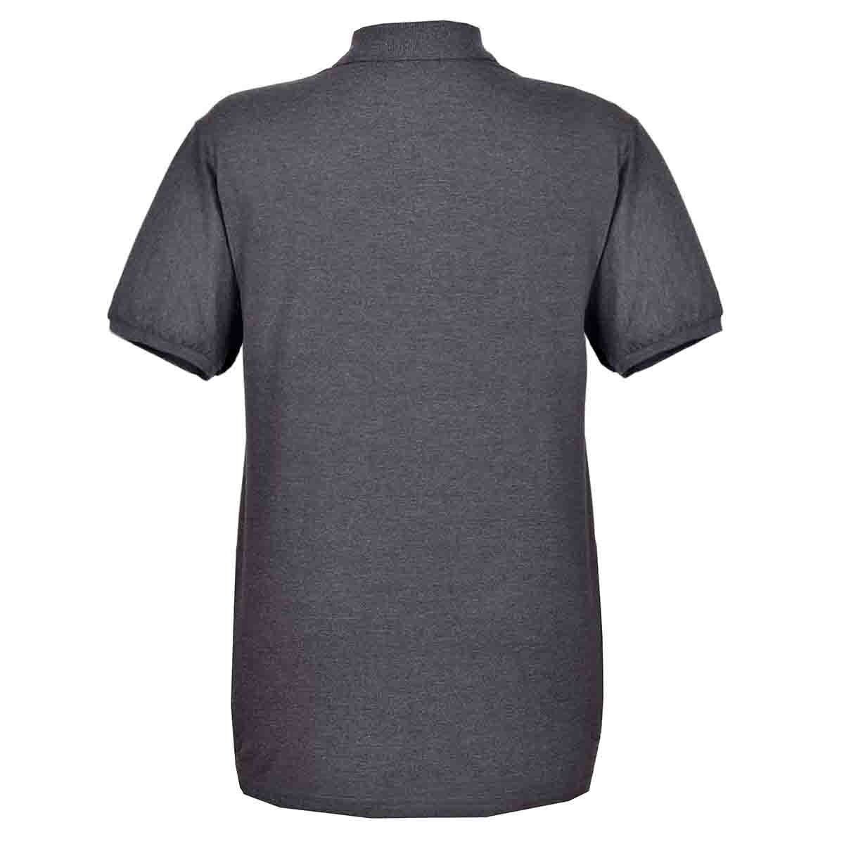 Playera Polo Manga Corta Jaspe Negro Polo Club