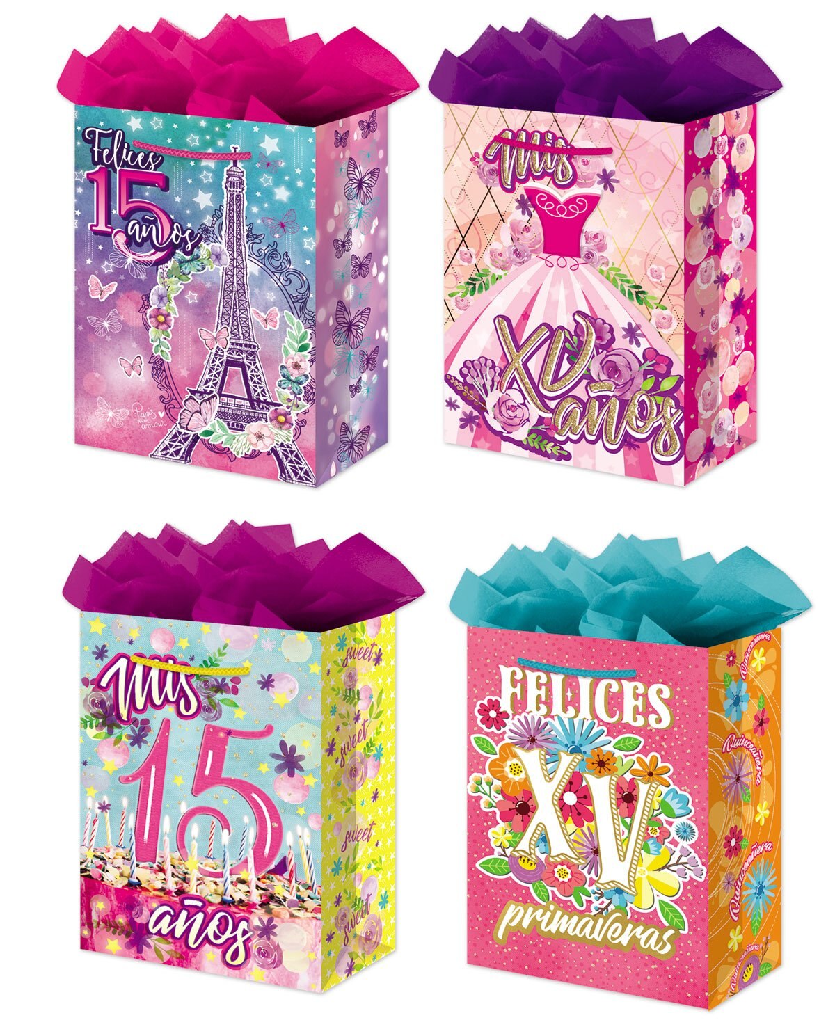 Bolsa Dulces Quince Grande Padi