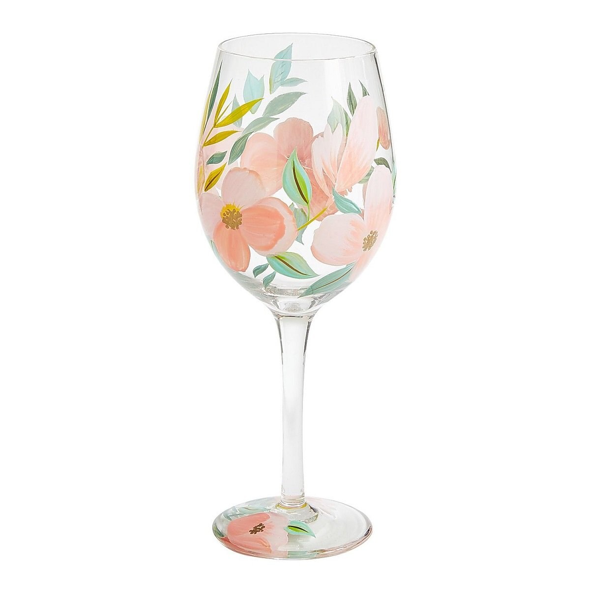Copa Floral Pink Goblet Pier 1 Imports