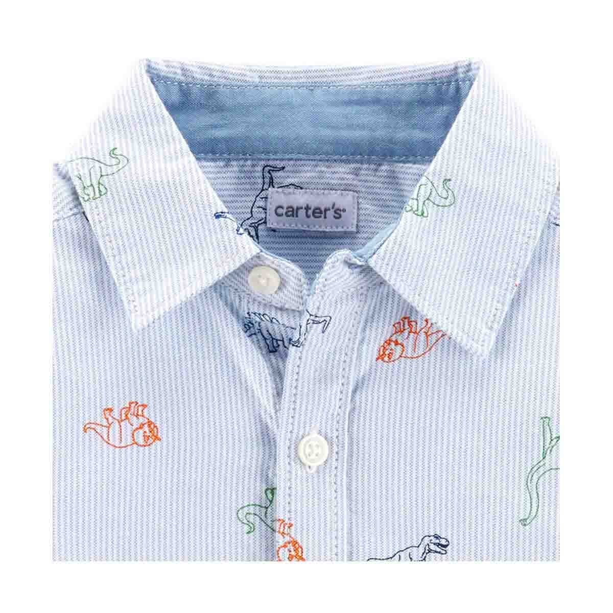 Camisa Color Azul Carters