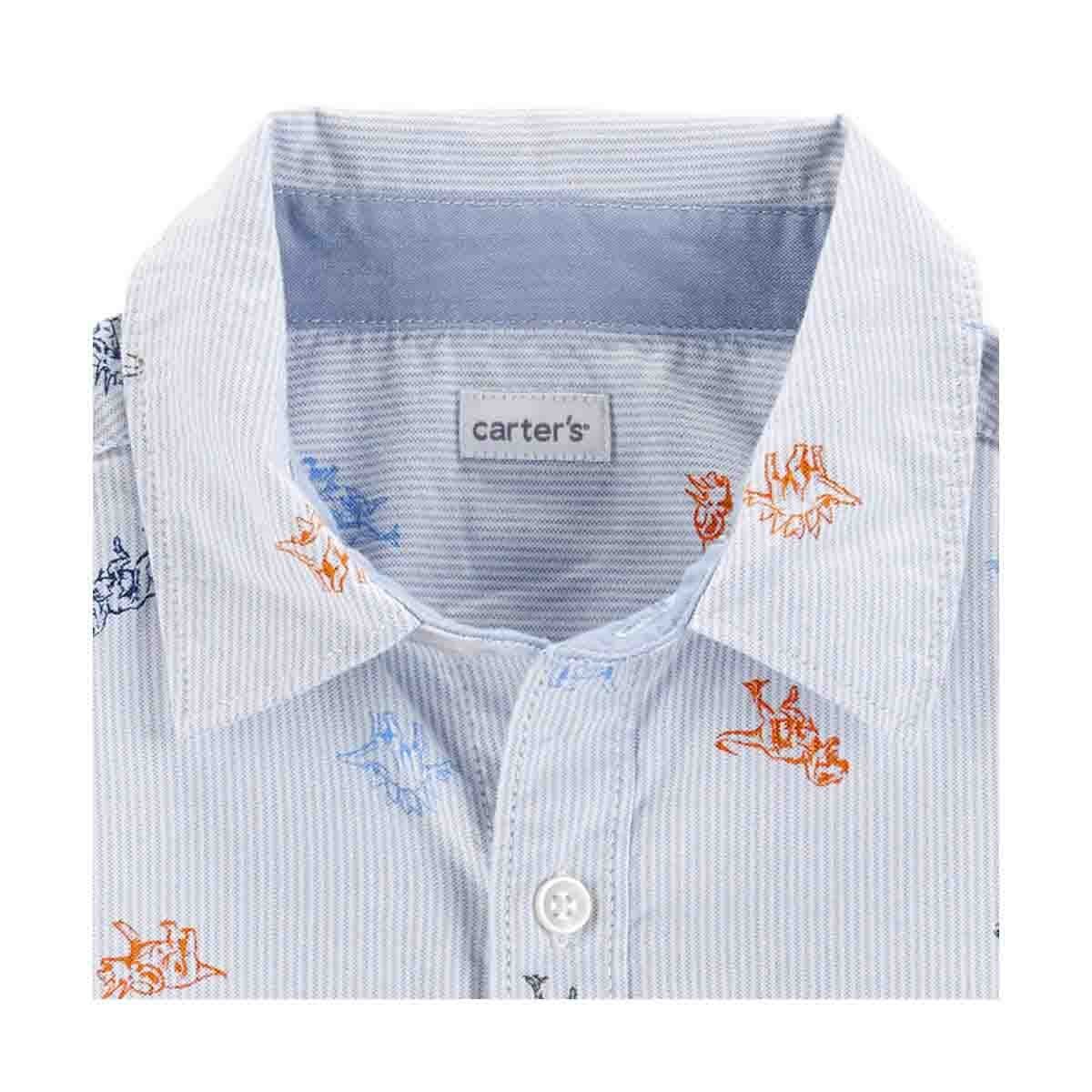 Camisa Color Azul Carters