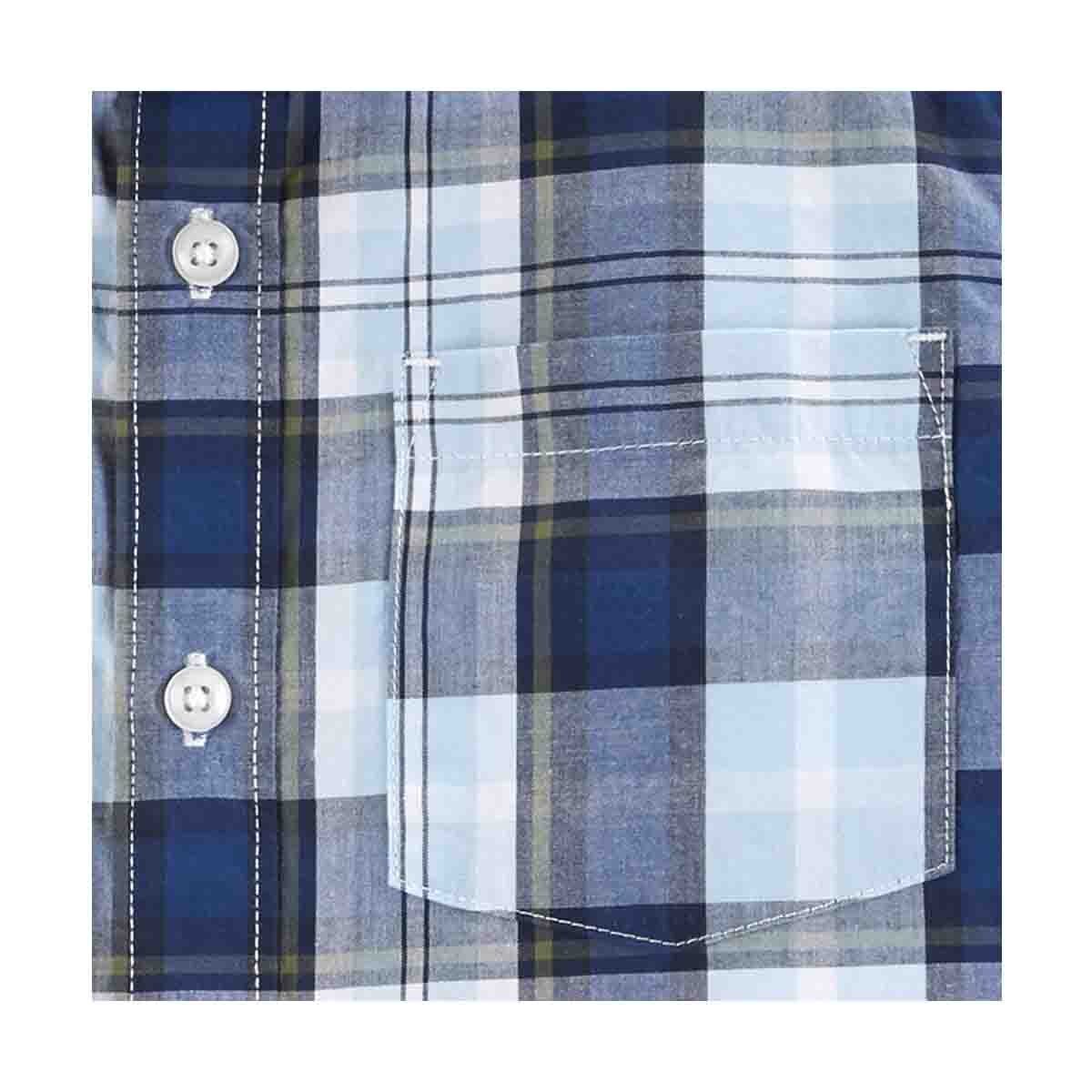 Camisa Color Azul a Cuadros Carters para Niño