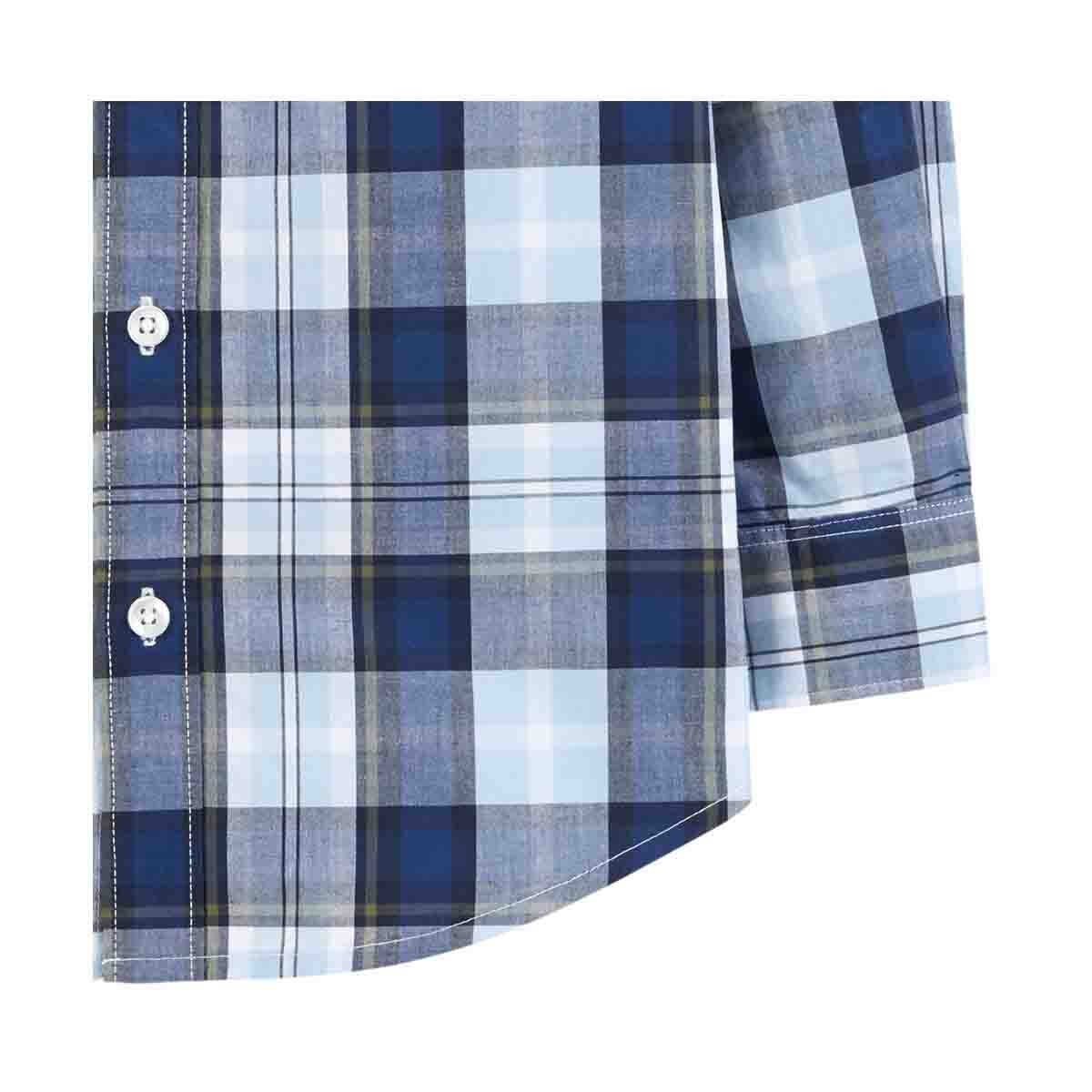 Camisa Color Azul a Cuadros Carters para Niño