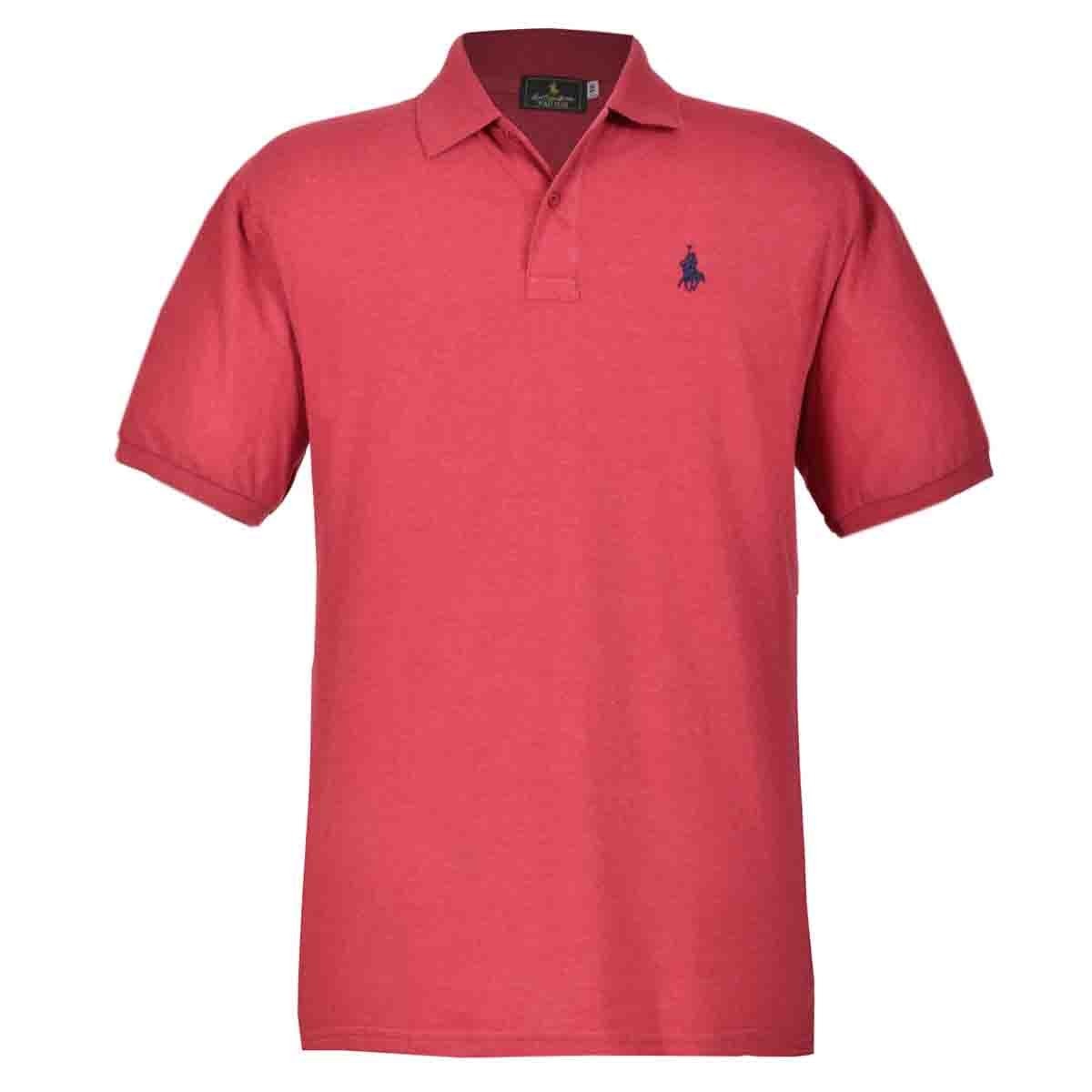 Playera Polo Manga Corta Jaspe Vino Polo Club para Caballero