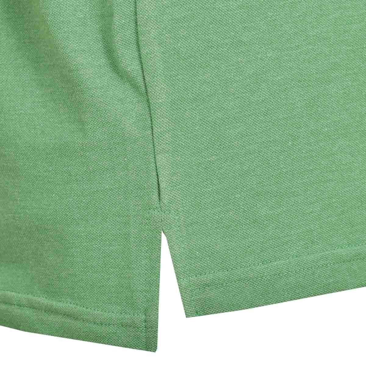 Playera Polo Manga Corta Jaspe Verde Polo Club