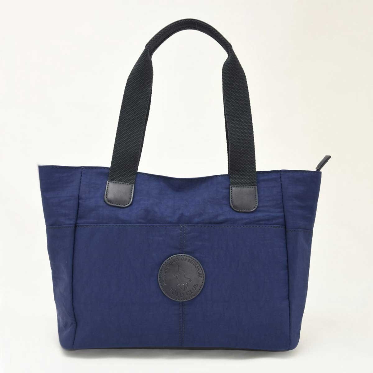 Bolsa Azul Tipo Tote Bolsillos al Frente Polo Club