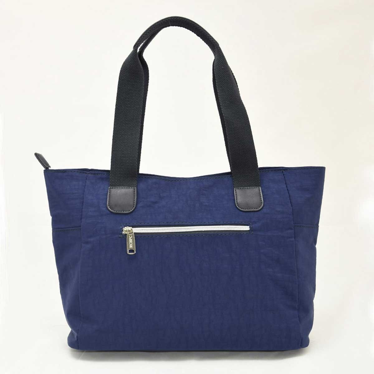 Bolsa Azul Tipo Tote Bolsillos al Frente Polo Club