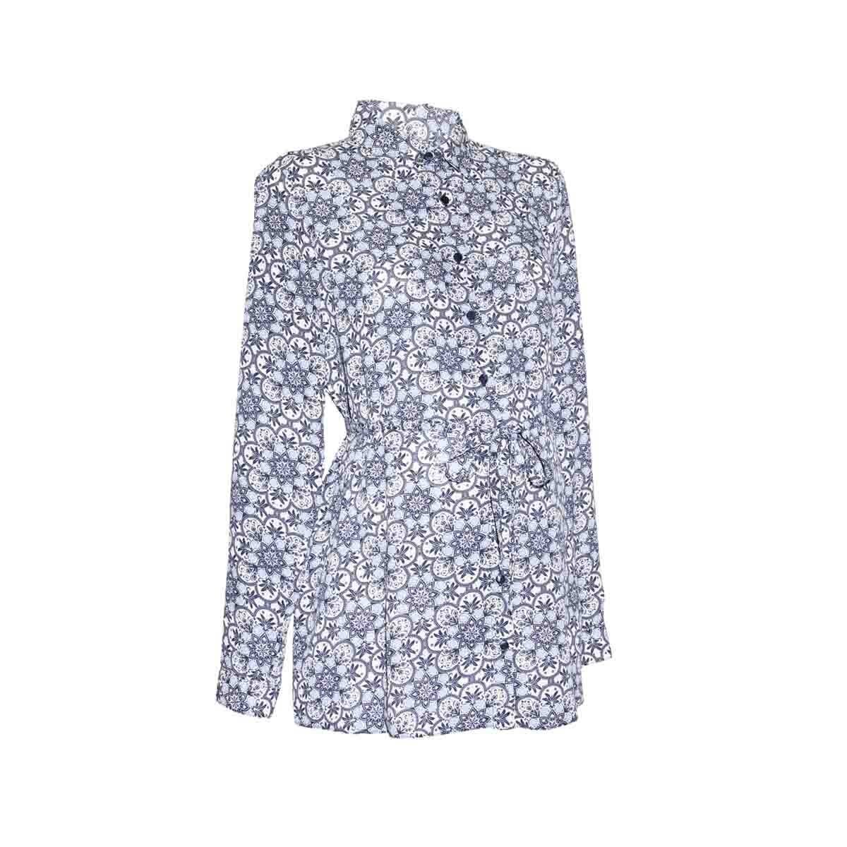 Blusa Cuello Camisero Manga Larga Too Mom