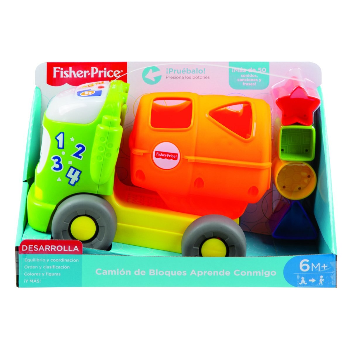 Fisher Price Camión de Bloques Aprende Conmigo Mattel
