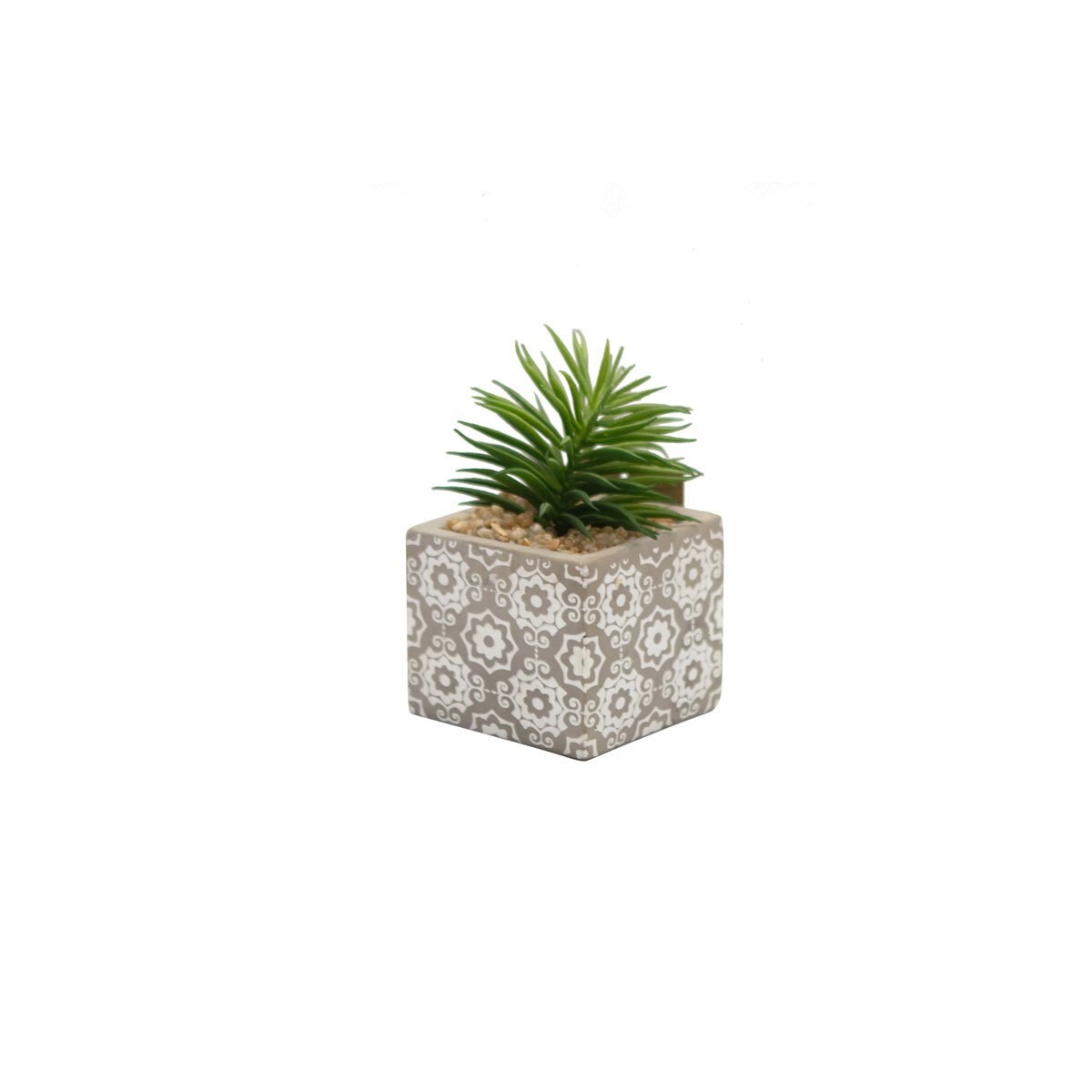 Home Nature Planta Decorativa en Base Cuadrada 8.5X8.5X14 Cm